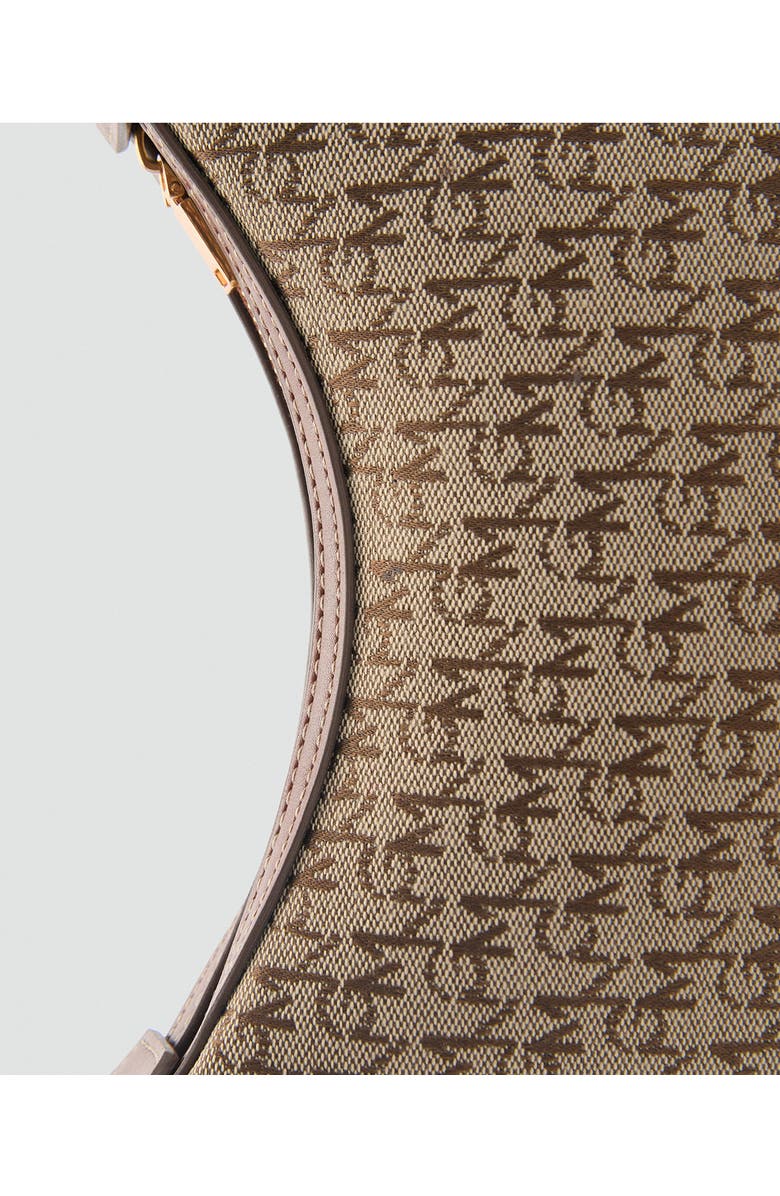 MANGO Logo Jacquard Shoulder Bag, Alternate, color,