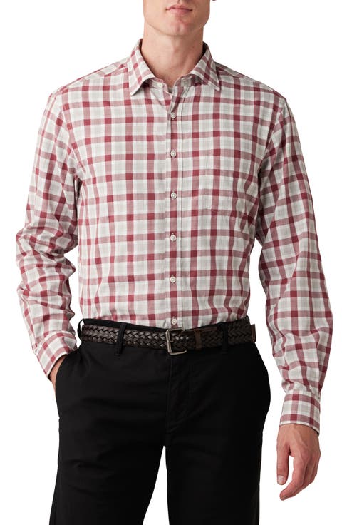 Boltons Original Fit Check Button-Up Shirt