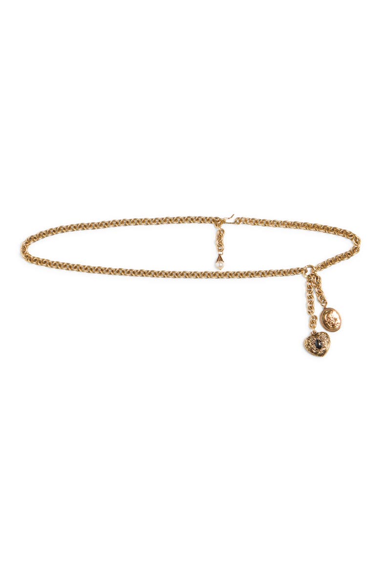 The Chateau Treasures Chain Belt, Main, color, VINTAGE GOLD