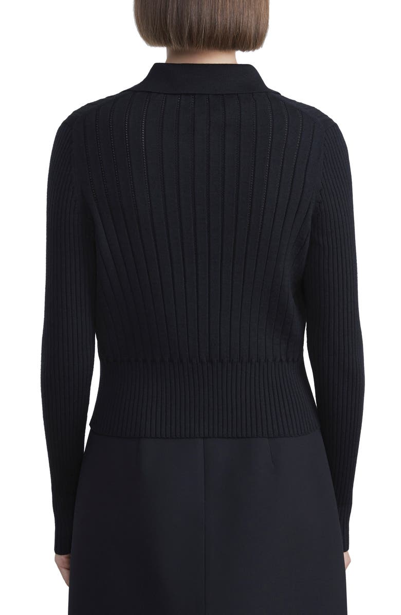 Lafayette 148 New York Jeweled Button Rib Cardigan, Alternate, color, 