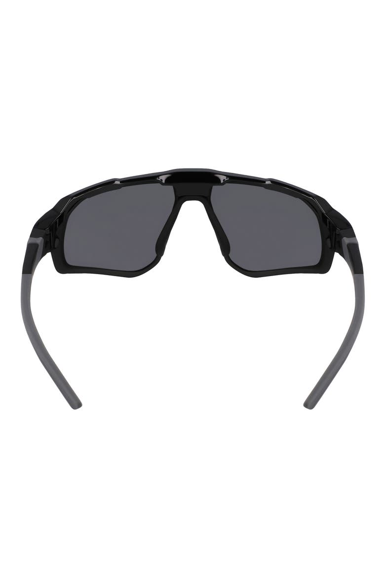 Flyfree 72mm Rectangular Sunglasses, Alternate, color, BLACK / SILVER FLASH/ VOLT