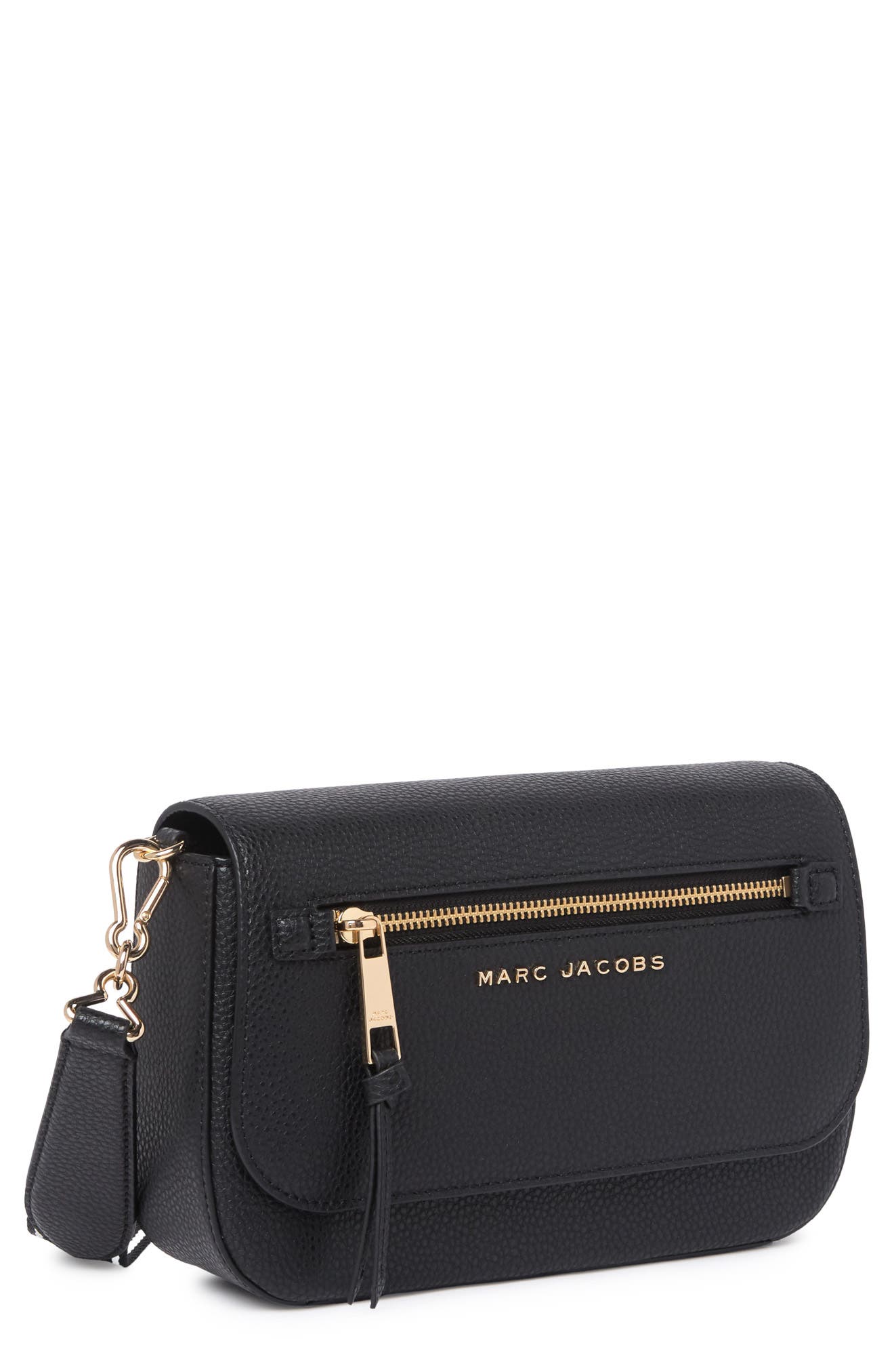Marc Jacobs Leather Saddle Crossbody, Alternate, color, 