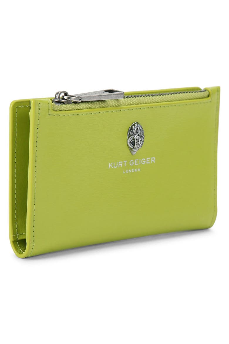 Bond Leather Bifold Wallet, Alternate, color, BRIGHT GREEN