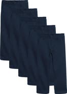 NEXT Kids' 5-Pack Straight Leg Uniform Pants