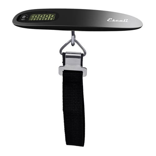 Escali Velo Slimline Luggage Scale In Black
