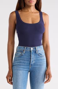 Good American Rib Tank Bodysuit