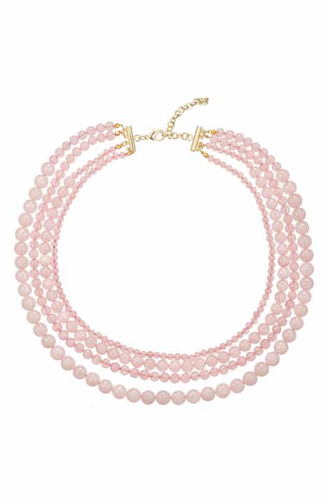 Stone Beaded Layered Necklace