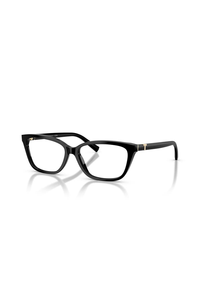53mm Rectangle optical glasses, Main, color, Black