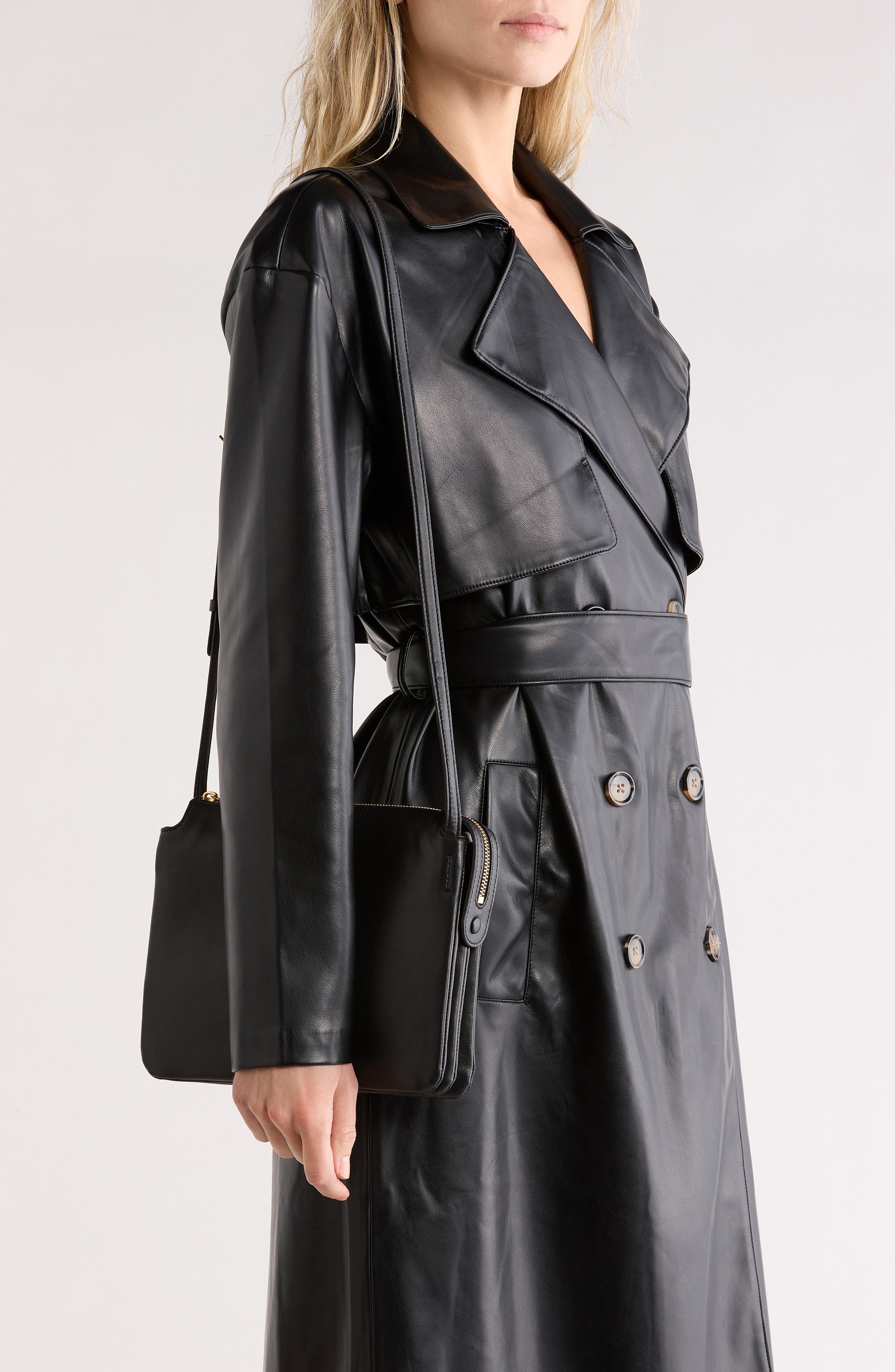 Vince Sammi Triple Compartment Swing Crossbody Bag, Alternate, color, Black