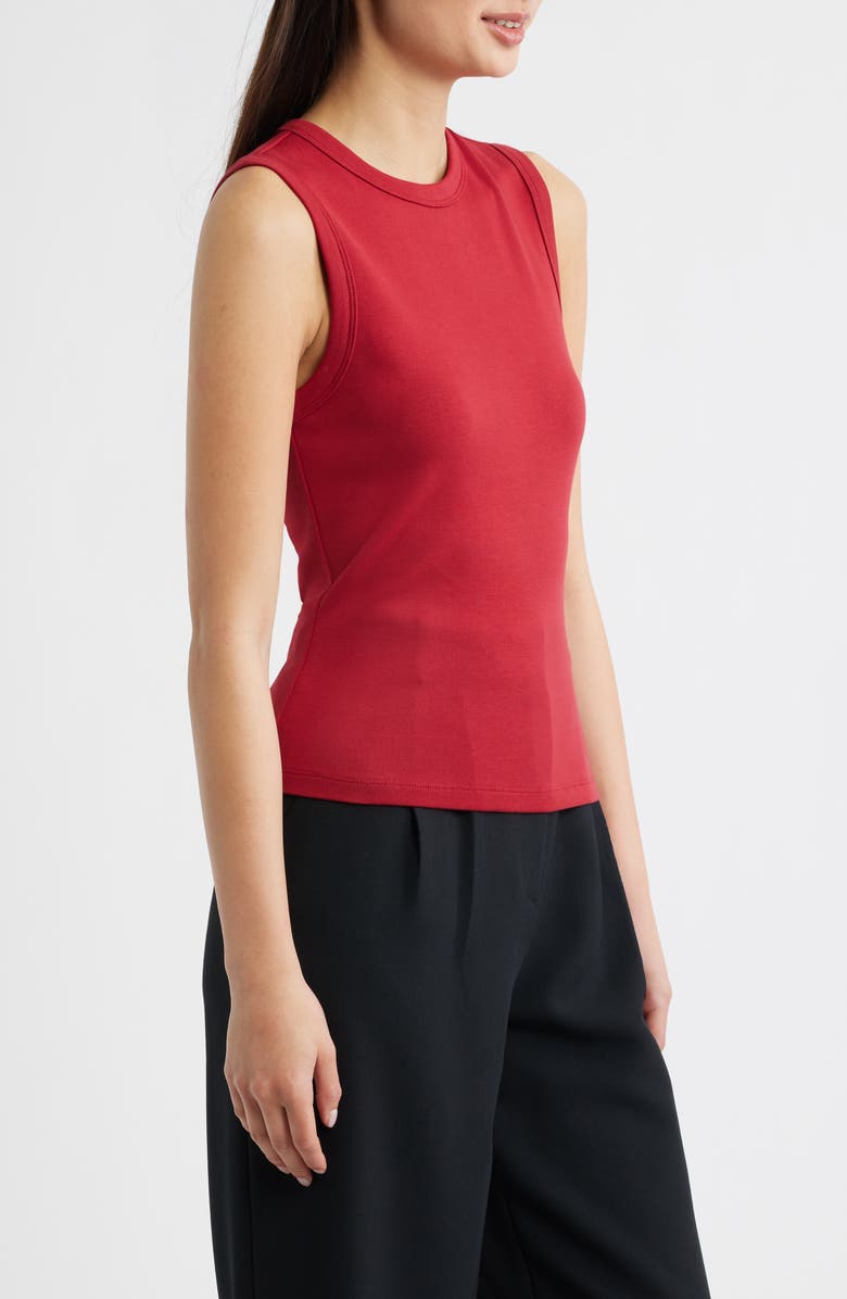 ARTLESS FOREVER Campbell Sleeveless Tank, Alternate, color, Cherry