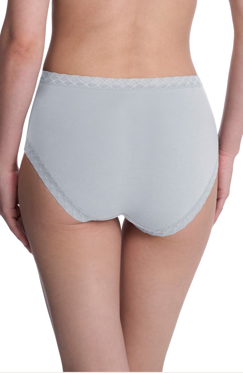Natori Bliss Stretch Cotton Full Briefs, Alternate, color, Quarry