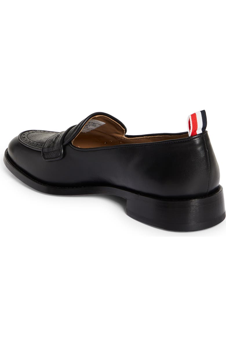 Thom Browne Penny Loafer, Alternate, color, Black
