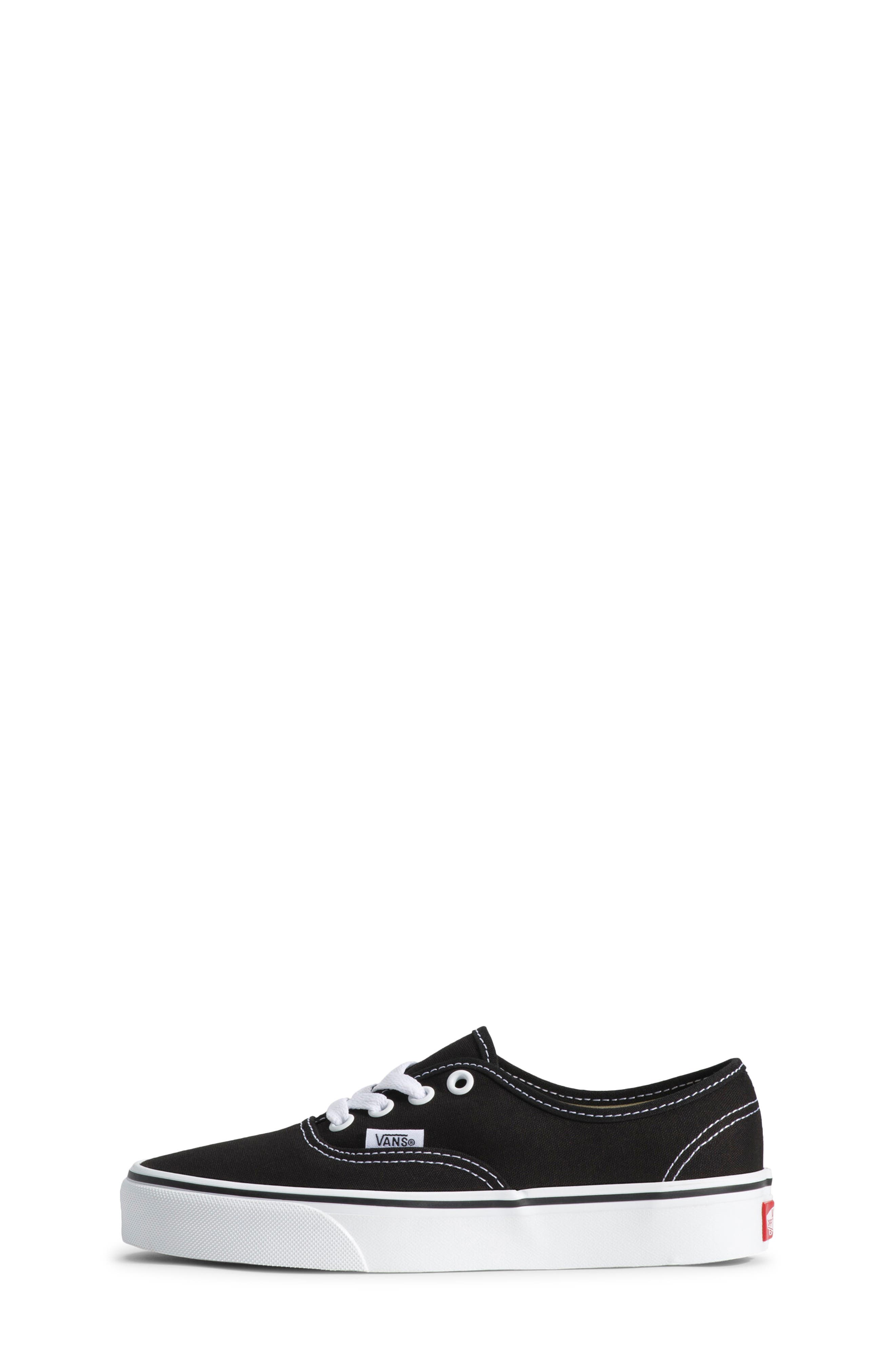 Kids' Authentic Sneaker, Alternate, color, BLACK