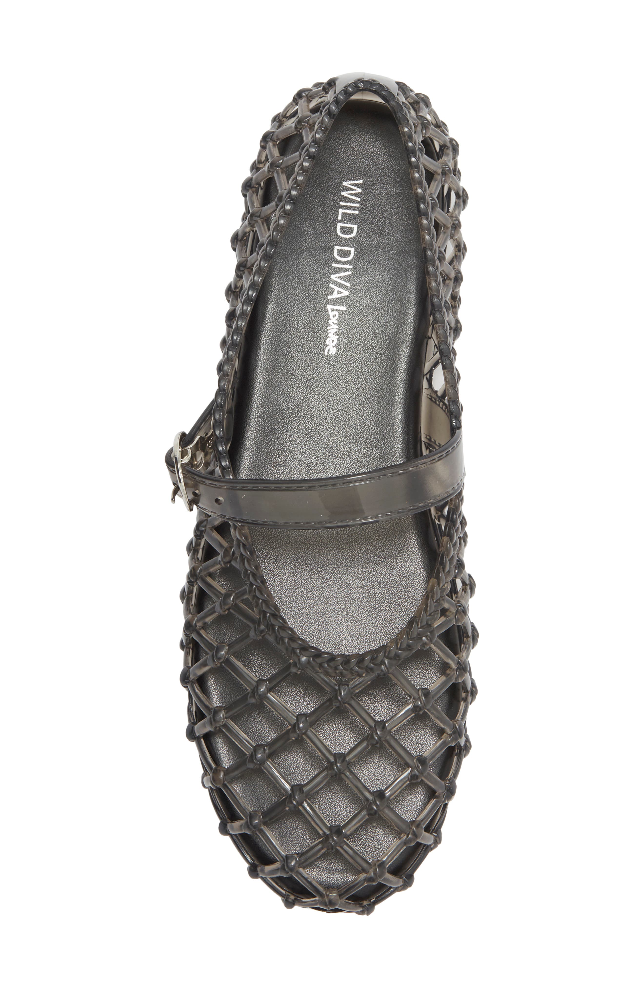 Riri Mary Jane Flat, Alternate, color, SMOKE