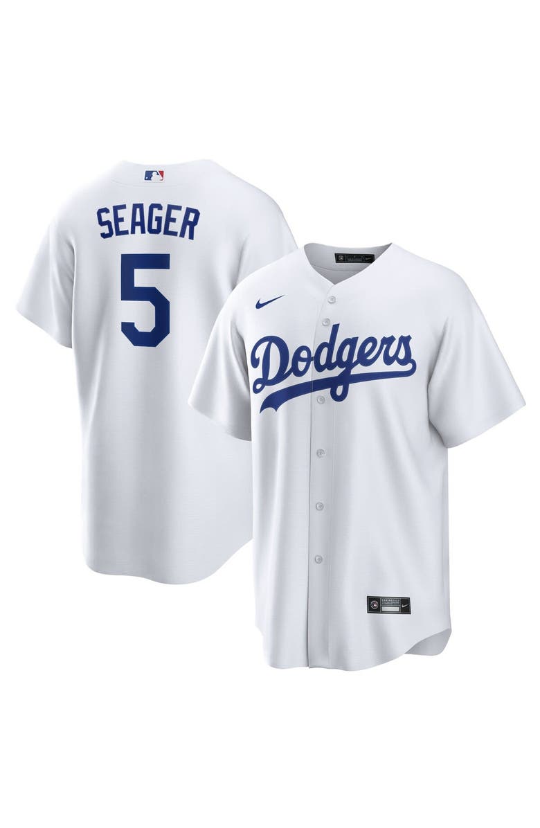 Nike Men's Nike Corey Seager White Los Angeles Dodgers Home Replica Player Name Jersey, Main, color, 
