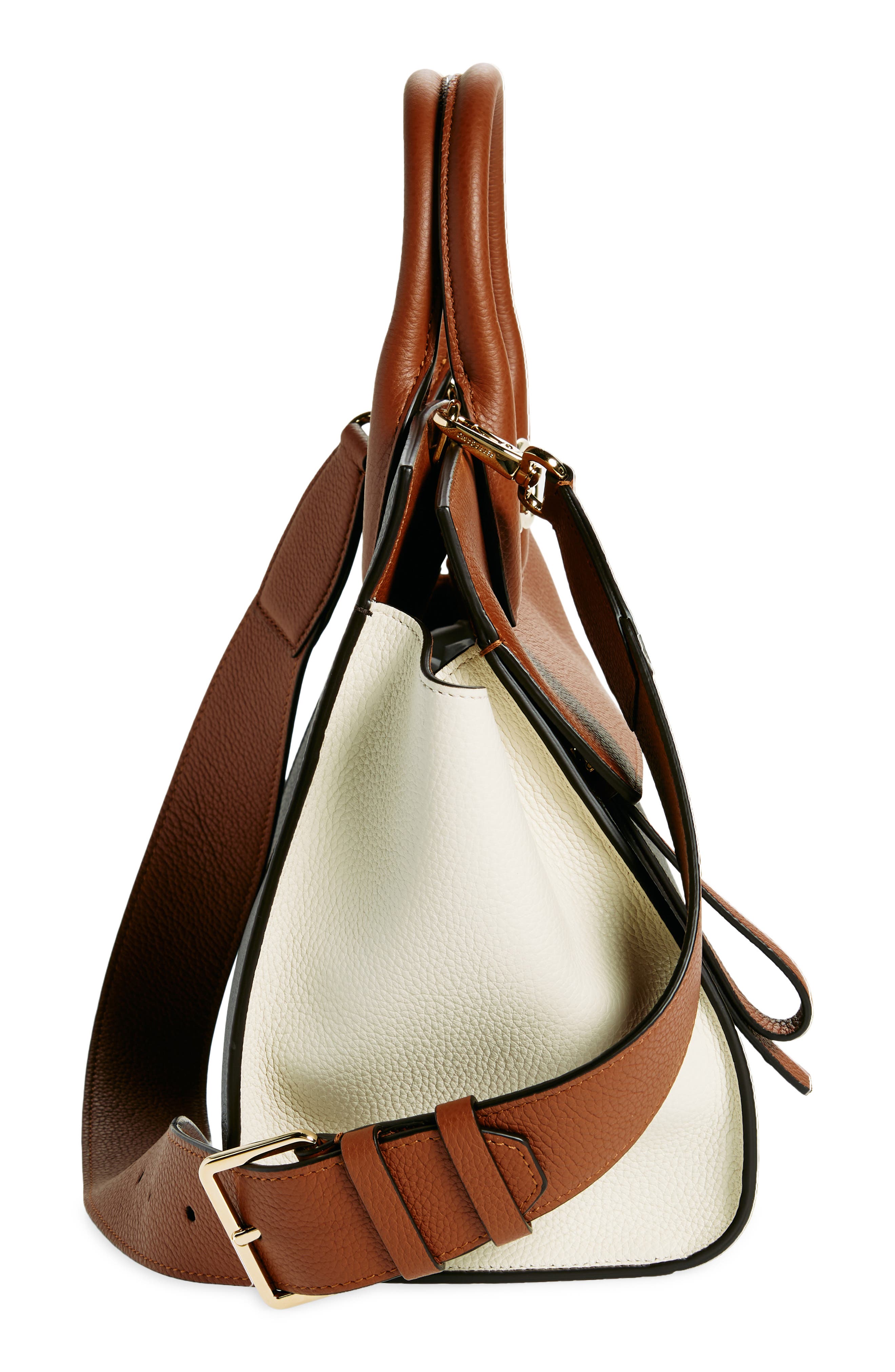 FERRAGAMO Small Studio Soft Leather Handbag, Alternate, color, 