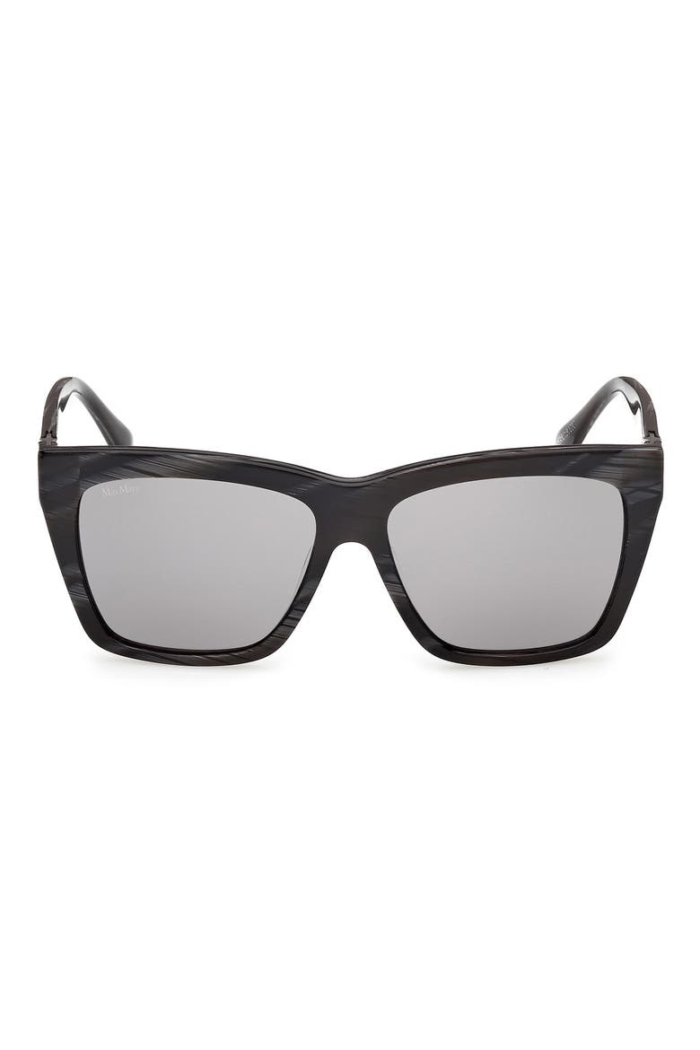 54mm Navigator Sunglasses, Main, color, BLACK HORN / SMOKE