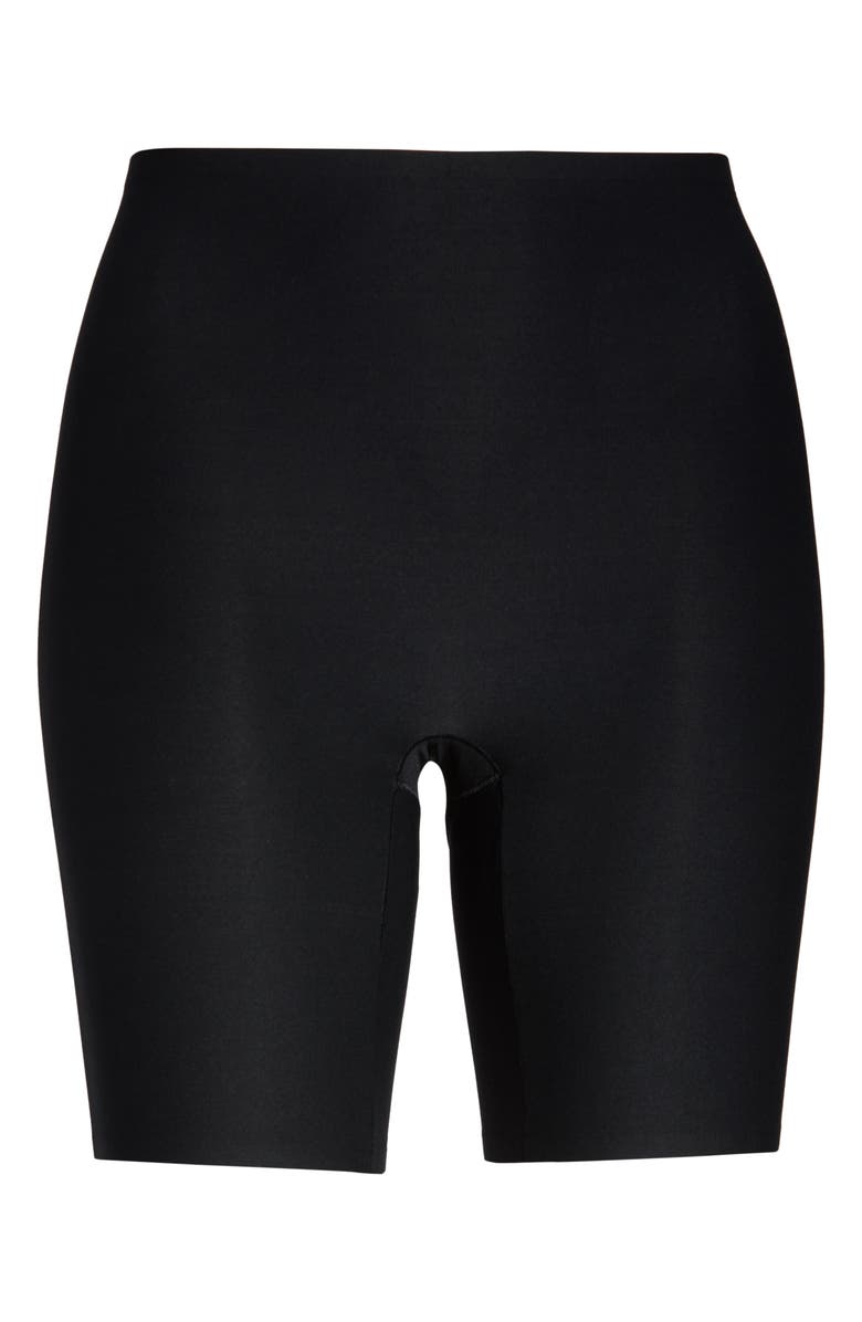 Chantelle Lingerie Soft Stretch Seamless High Waist Mid-Thigh Shorts, Alternate, color, Black