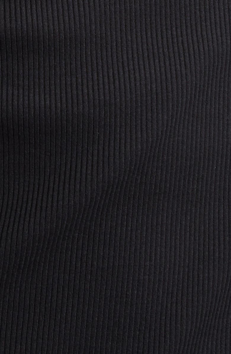 Dolce&Gabbana Embroidered Logo Rib Tank, Alternate, color, N0000 Nero