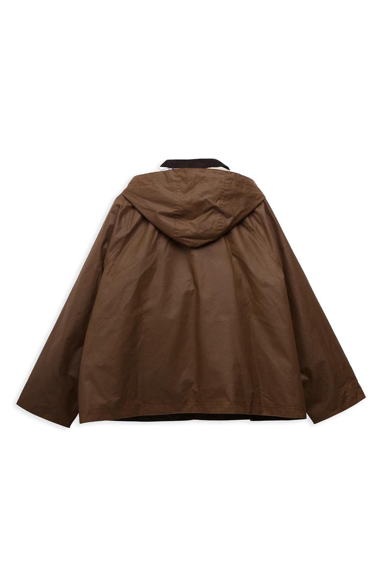 Barbour Myra Water Repellent Waxed Cotton Jacket, Alternate, color, Bark/ Hessian Tartan