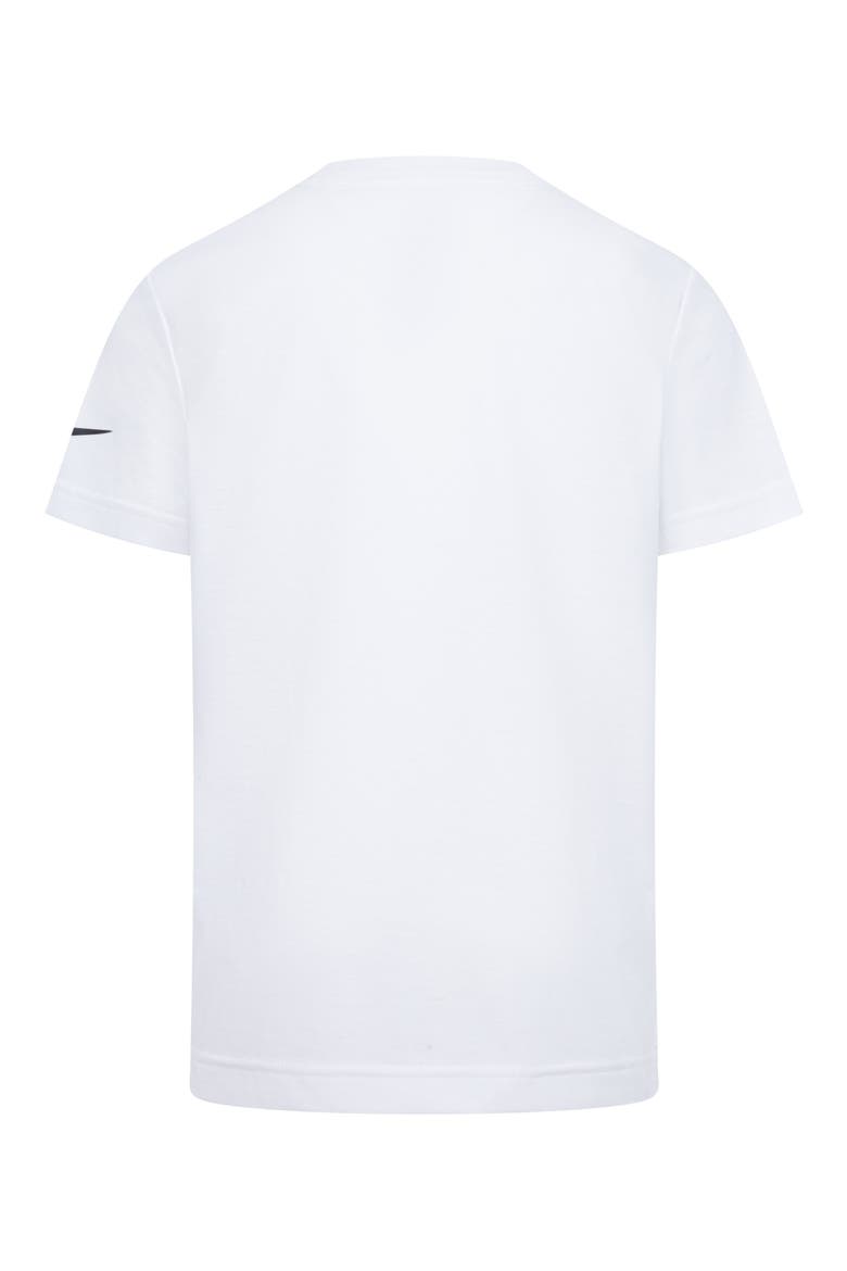 Kids' Split Logo Graphic T-Shirt, Alternate, color, WHITE