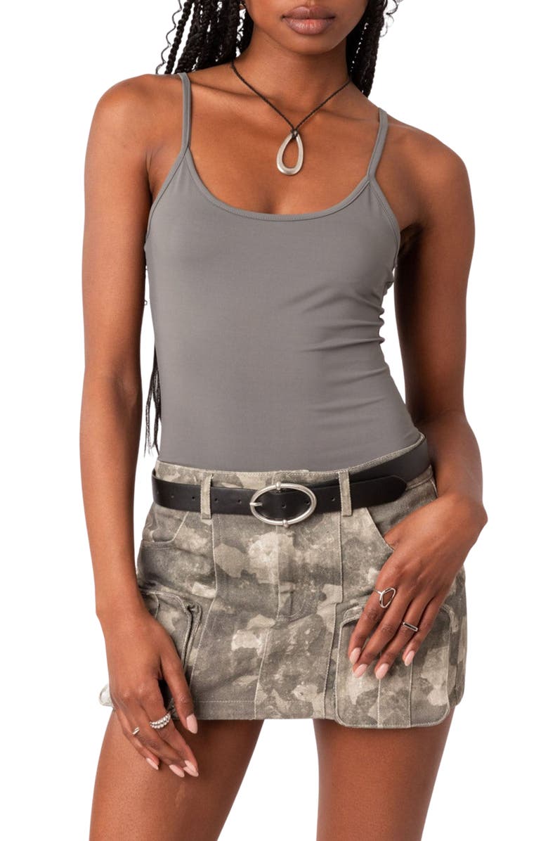 EDIKTED Camisole Bodysuit, Main, color,