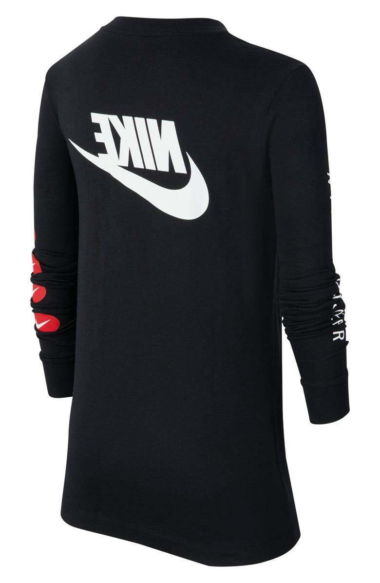 Nike Kids' Sportswear Long Sleeve Logo Graphic Tee, Alternate, color, 