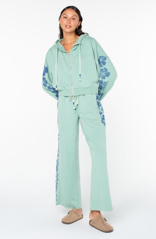 Roxy Fringing Reefs Drawstring Pants In Blue