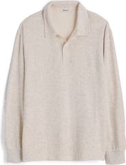 Madewell French Rib Long Sleeve Polo