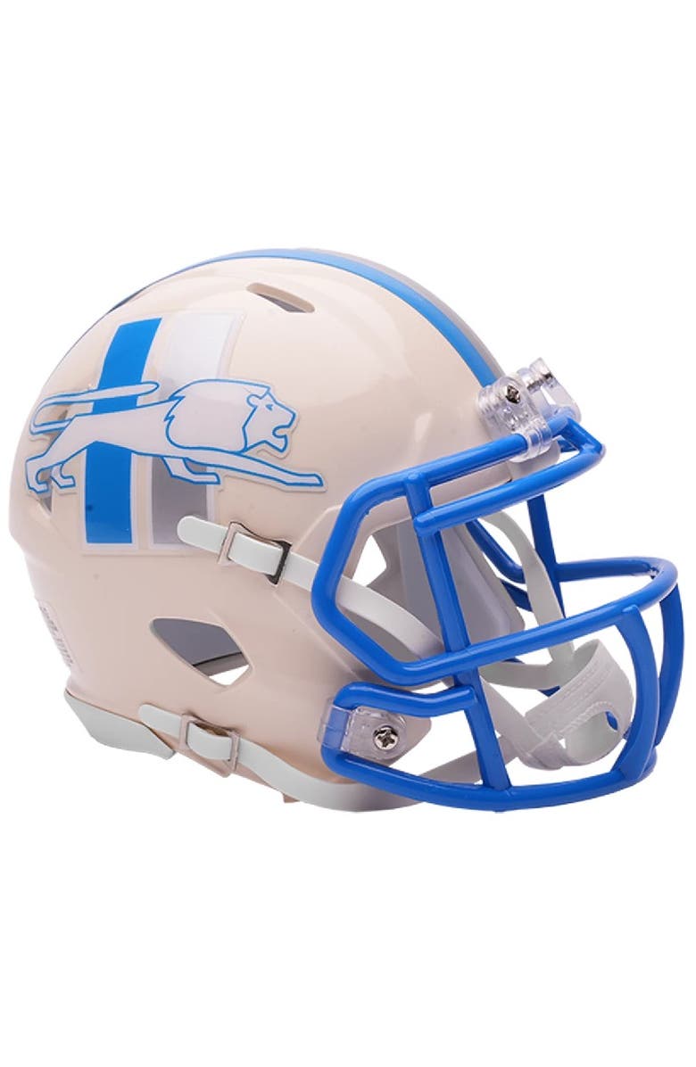 RIDDELL Detroit Lions Riddell Retro Collection NFL Mini Helmet, Main, color, Multi-Color