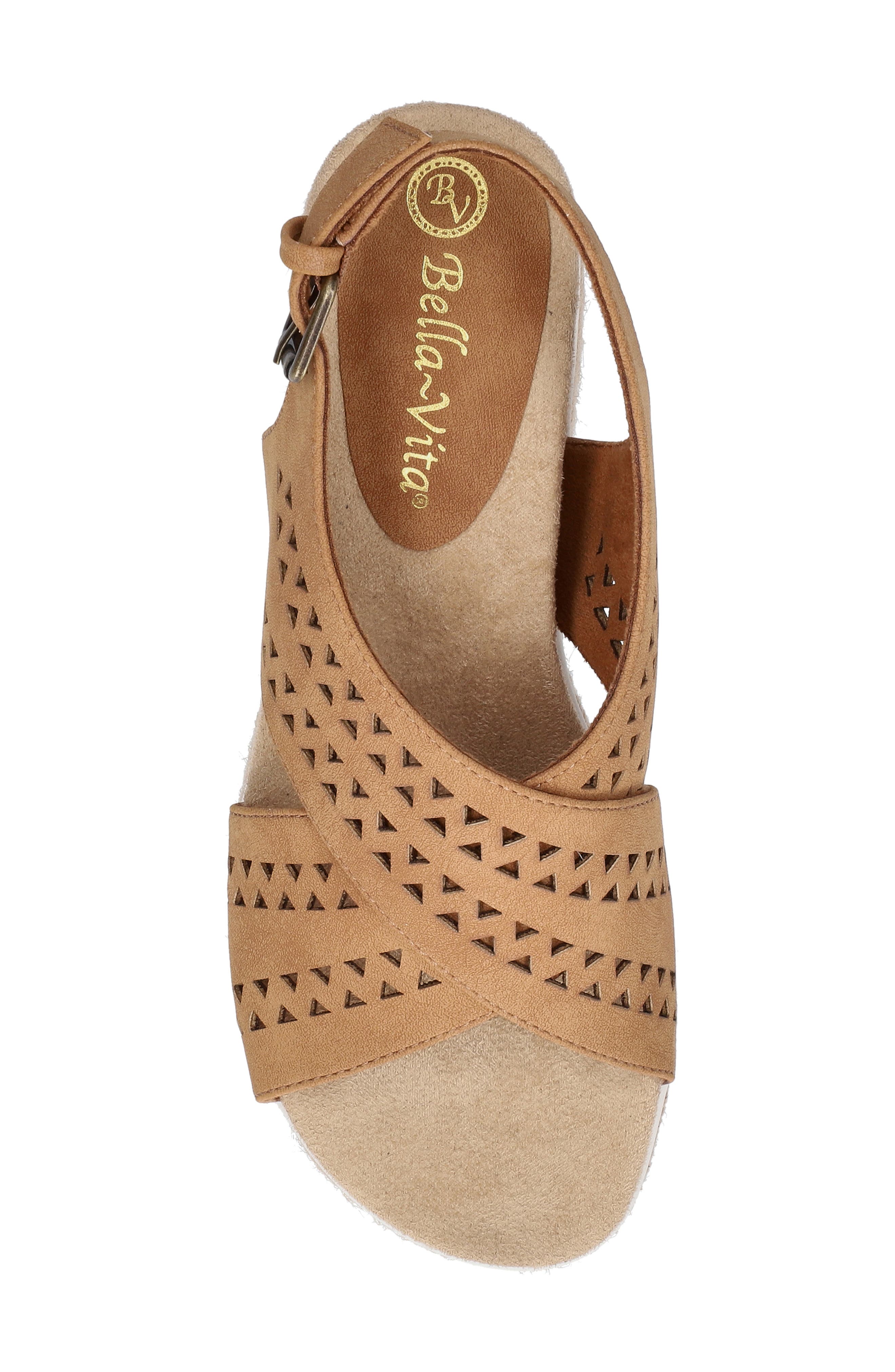 Bella Vita Cosette Slingback Espadrille Sandal, Alternate, color, Tan