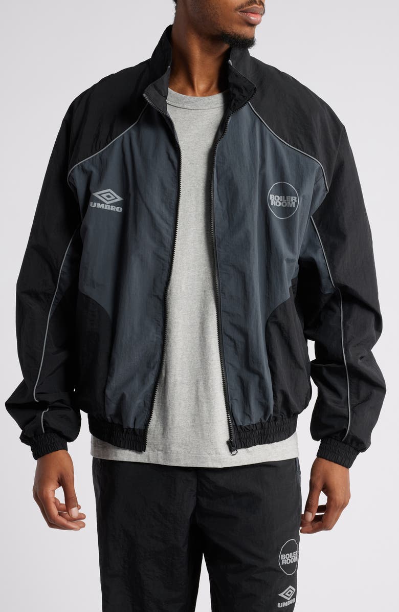 BOILER ROOM x Umbro Graphic Shell Jacket, Main, color, 