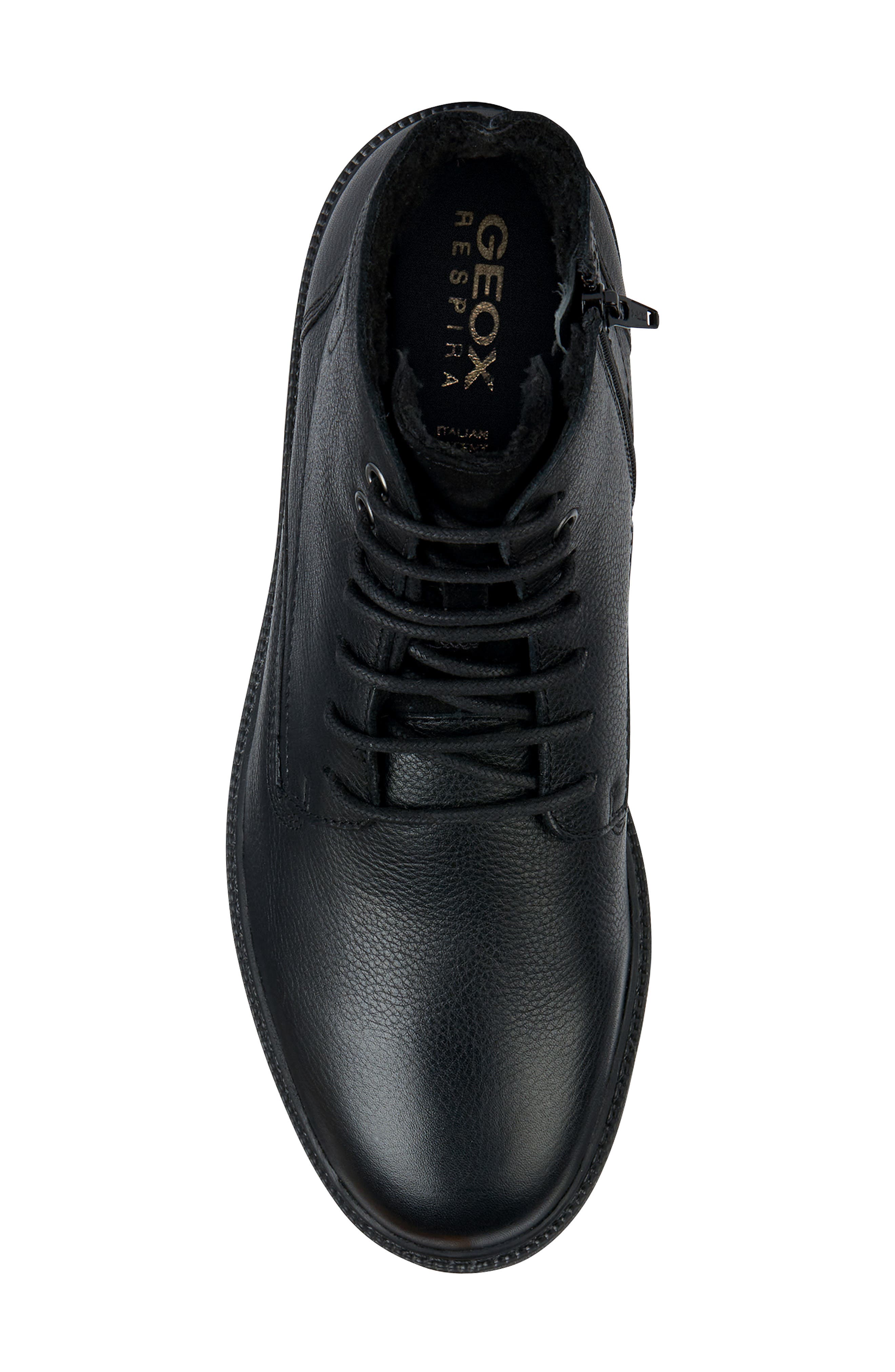 Geox Ghiacciaio Water Resistant Leather Lace-Up Boot, Alternate, color, 