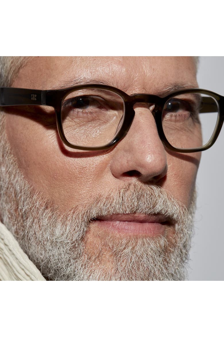 Enzo Reading Glasses, Alternate, color, Stone Blue