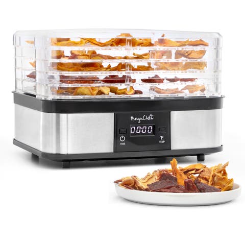 5 Tray Food Dehydrator with Timer and Temperature Control