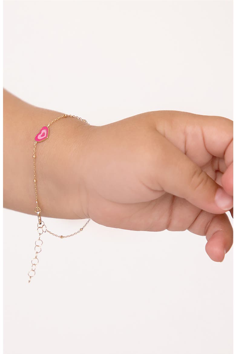14k Enamel Unicorn Power Bracelet, Alternate, color, Multi-Color