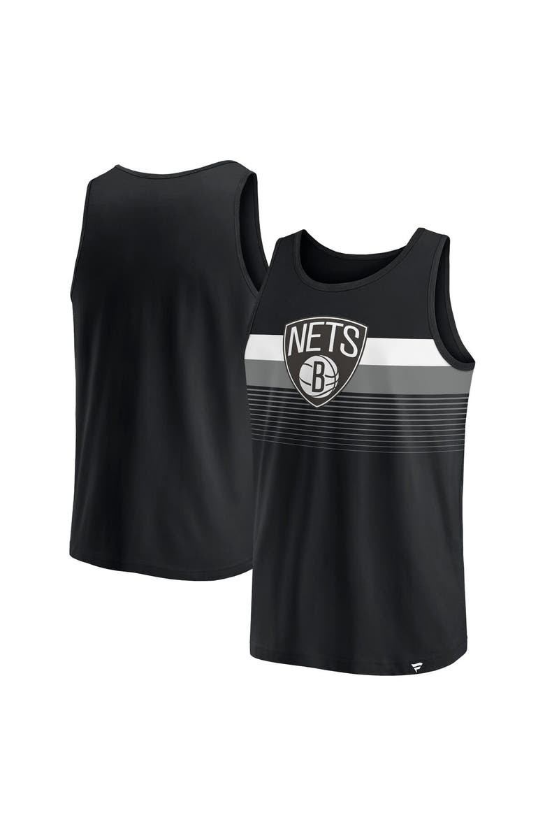 FANATICS Men's Fanatics Branded Black Brooklyn Nets Wild Game Tank Top, Main, color, Black