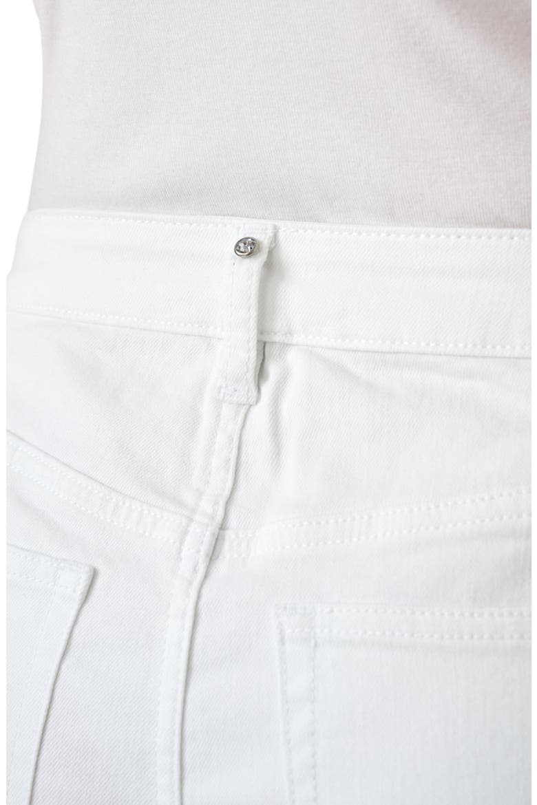 Wide Leg Crop Denim Pants, Alternate, color, WHITE SOLID