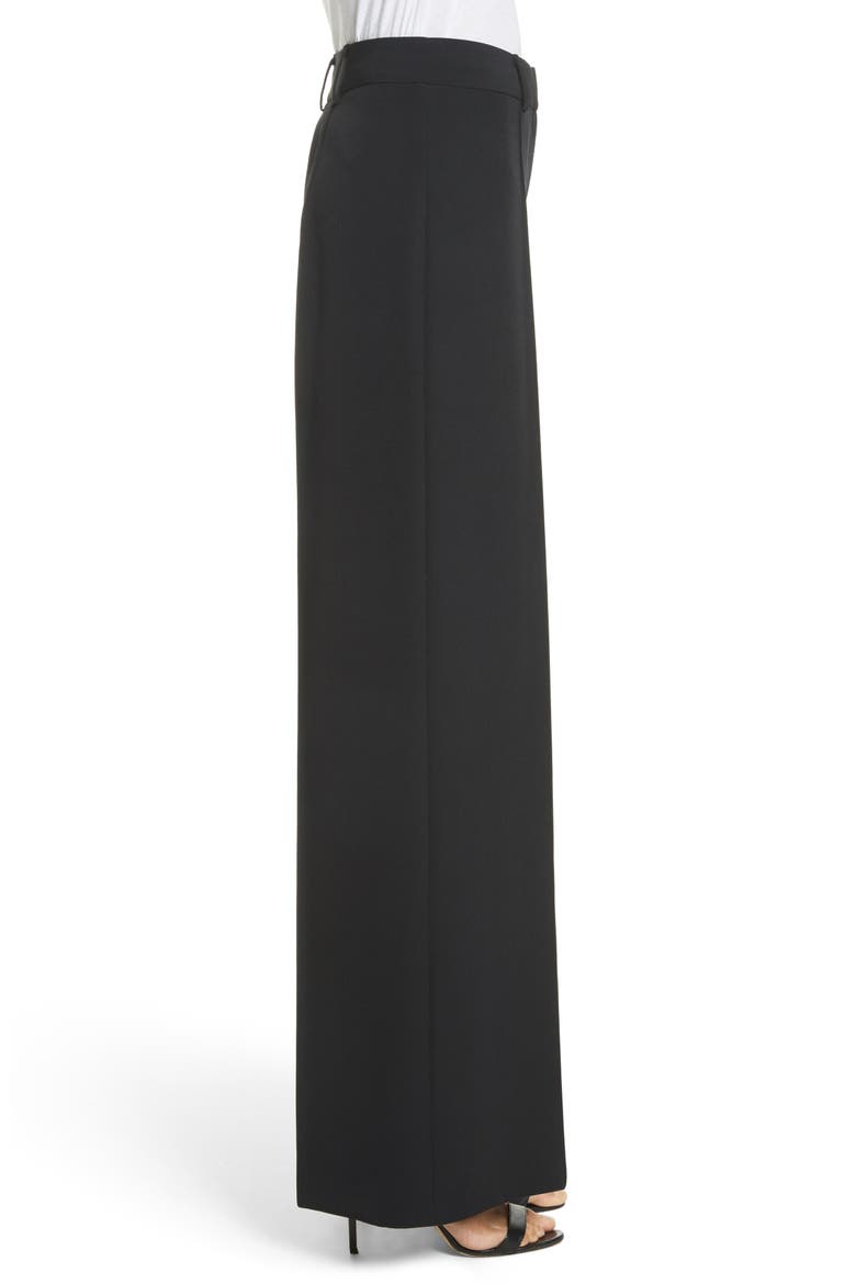 'Hayden' Wide Leg Trousers, Alternate, color, BLACK