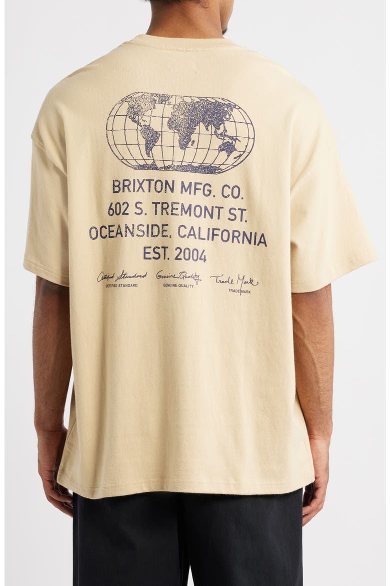 Union Relaxed Fit Heavyweight Cotton Graphic T-Shirt, Alternate, color, CREAM CLASSIC WASH