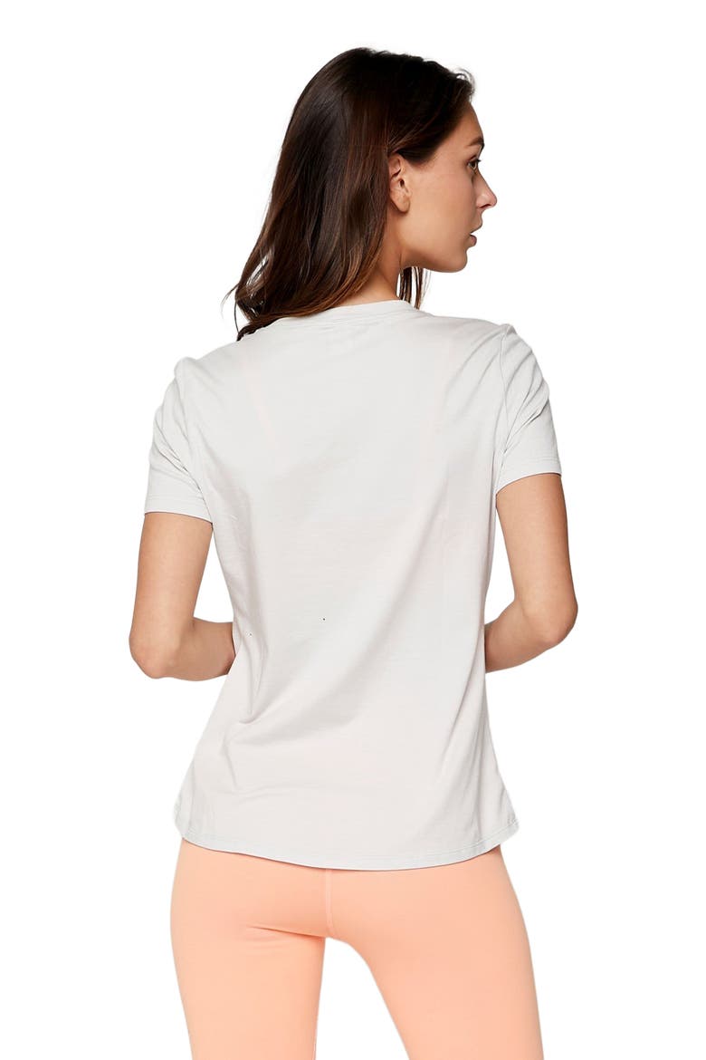 Pima Go Short Sleeve Top, Alternate, color, Ice Grey