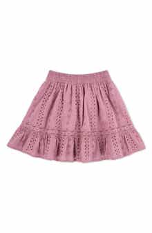 abercrombie kids Kids' Cotton Eyelet Skort
