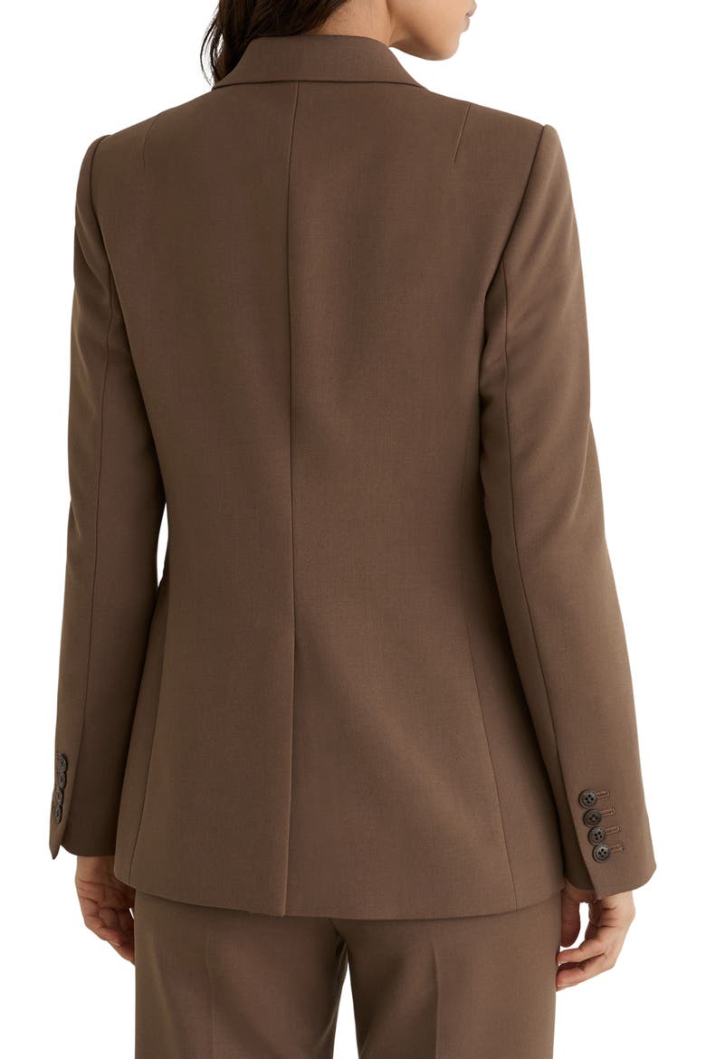 Gabi Peak Lapel Blazer, Alternate, color, MINK NEUTRAL