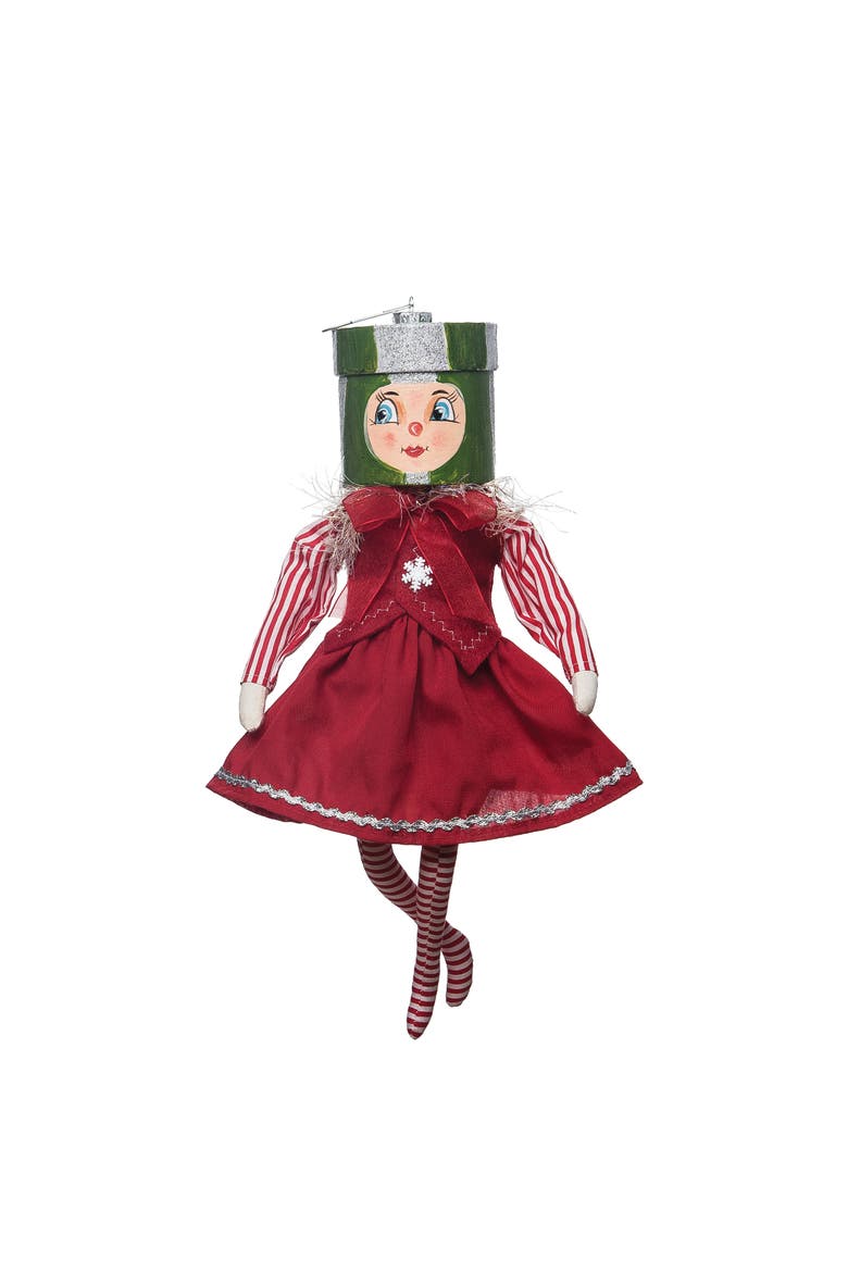 Merriam Joe Spencer Gathered Traditions Figurine, Main, color, Red