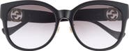 Gucci 56mm Square Sunglasses