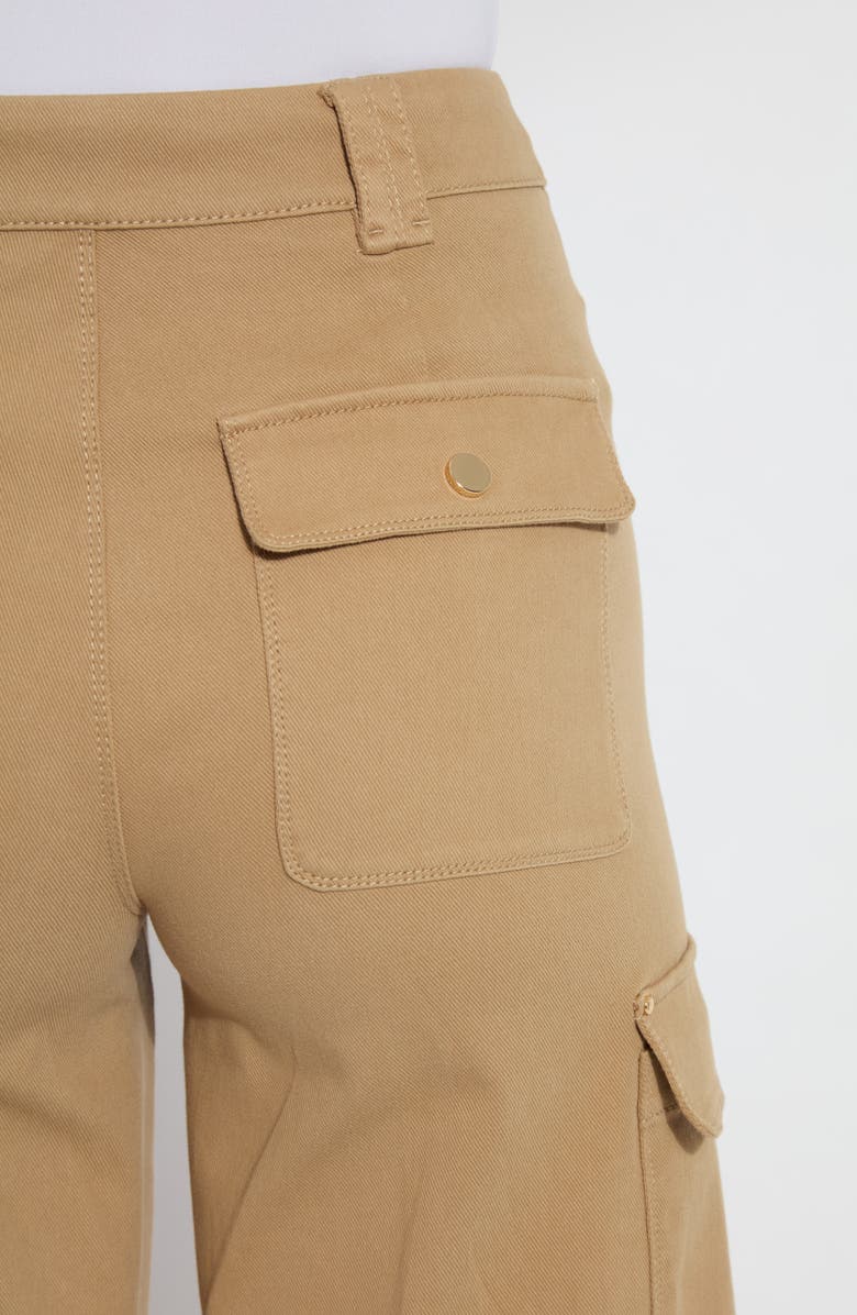 Lysse Erin West High Waist Crop Wide Leg Utility Pants, Alternate, color, 