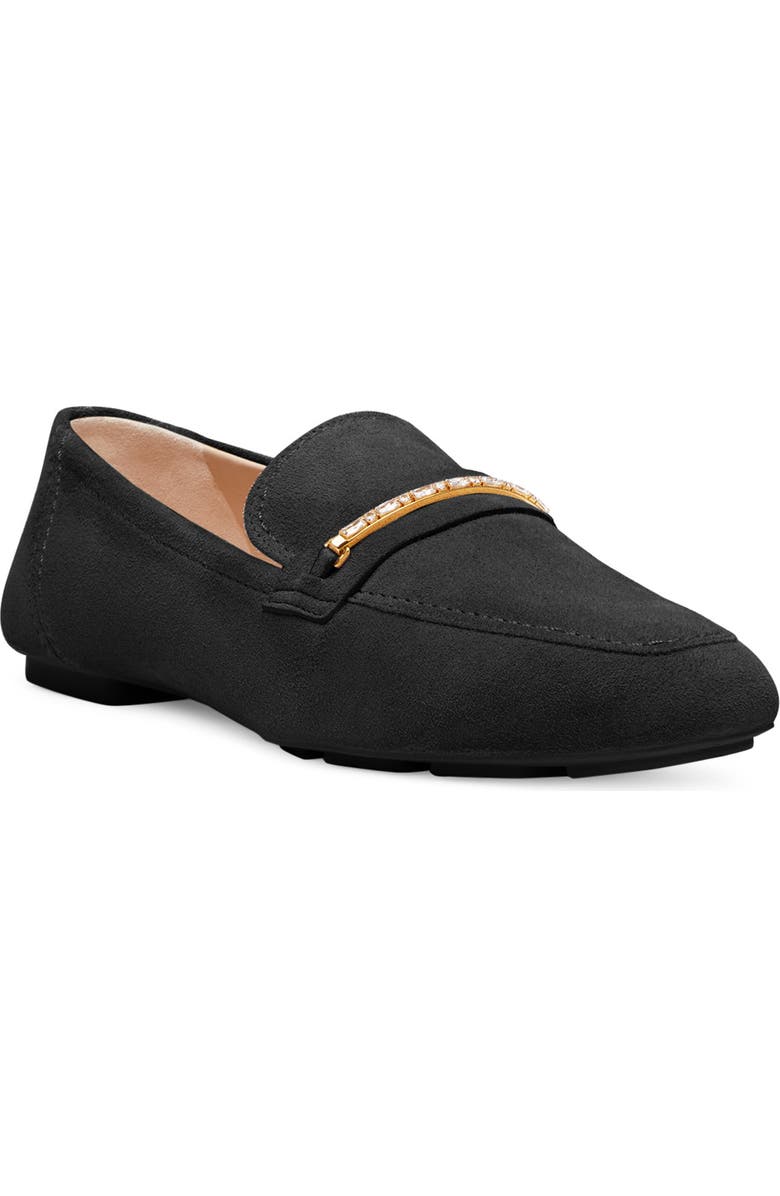 Stuart Weitzman Crystal Deco Jet Loafer, Main, color,