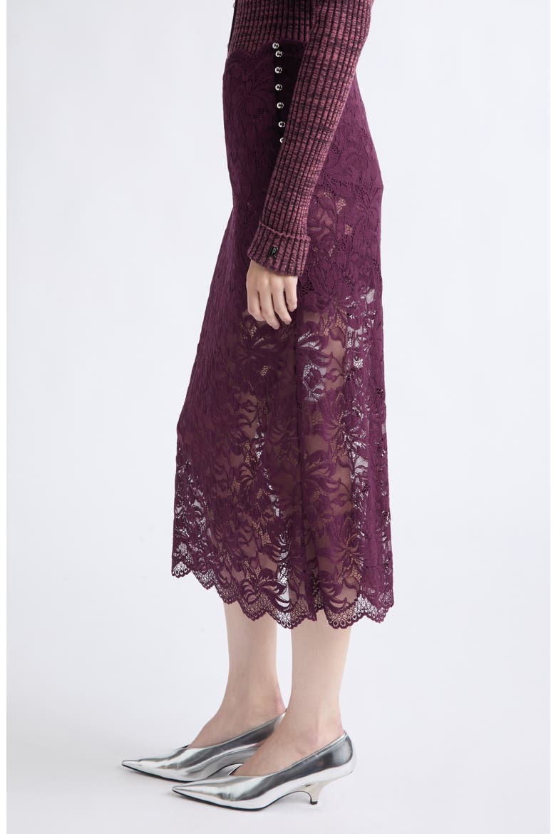 Layered Lace Skirt, Alternate, color, MAGENTA PURPLE