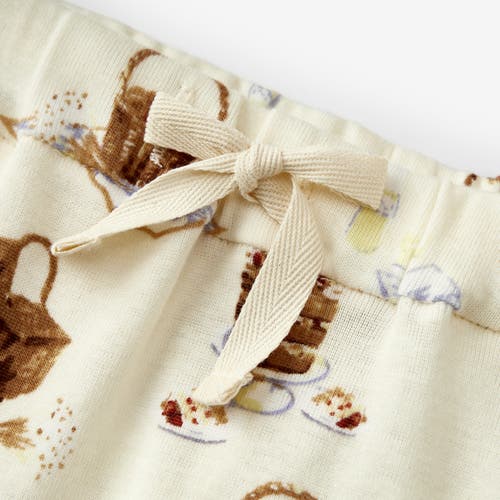 Milkbarn Organic Cotton Jogger In White