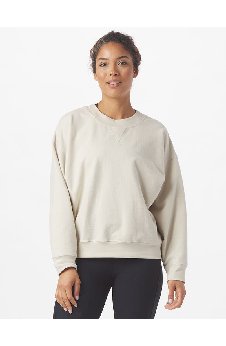 GLYDER Vintage Oversized Crew, Main, color, Oatmilk